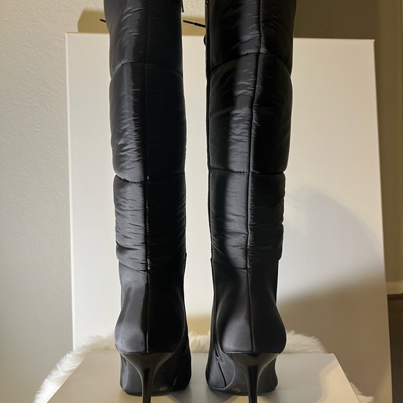 INC Sicole Black lace-Up Knee high Boots. 10M - Picture 4 of 4